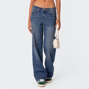 BRAND NEW WITHOUT TAGS Edikted Carpenter Low Rise Jeans SIZE MED